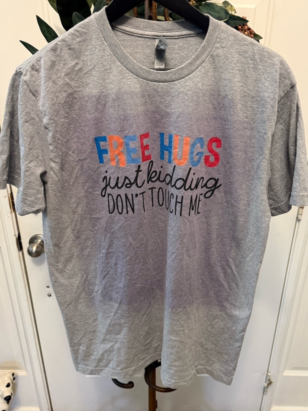 Funny Free Hugs Graphic Tee T Shirt SS L